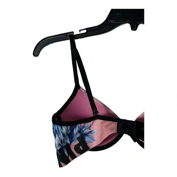 1813. PINK BY VICTORIA’S SECRET COOL & COMFY WIRELESS BRA TROPICAL PRINT SIZE SM - Picture 7 of 7